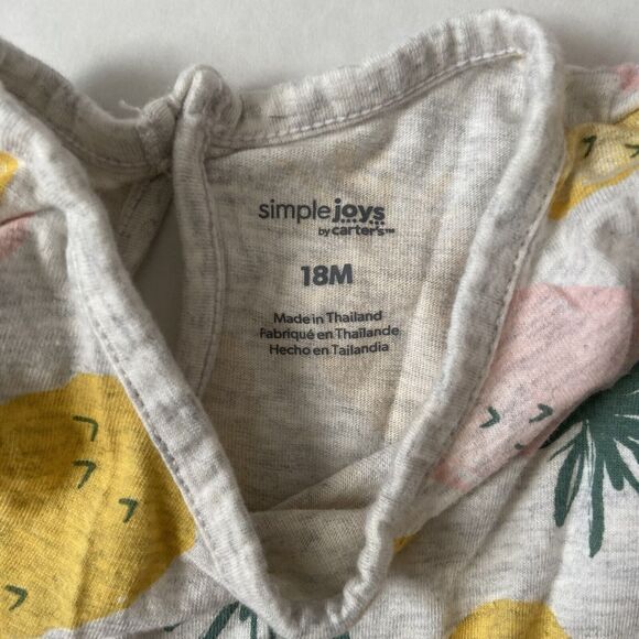 Simple Joys By Carter’s & Carters 18 Month Girl Dresses | Lot of 4 - Picture 11 of 14